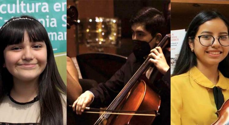 Tres sudcalifornianos a la Orquesta Sinfónica Infantil de México