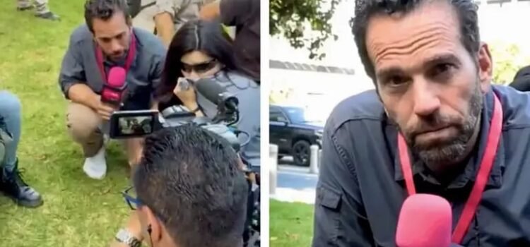 Acusan a Loret de Mola por supuesto montaje en protestas de Los Ángeles