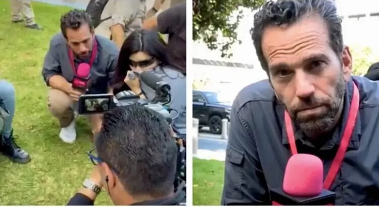 Acusan a Loret de Mola por supuesto montaje en protestas de Los Ángeles