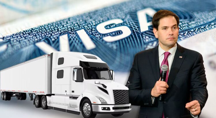 EU ‘pone freno’ a traileros: Marco Rubio anuncia la suspensión de emisión de visas para camiones EU ‘pone freno’ a traileros: Marco Rubio anuncia la suspensión de emisión de visas para camiones