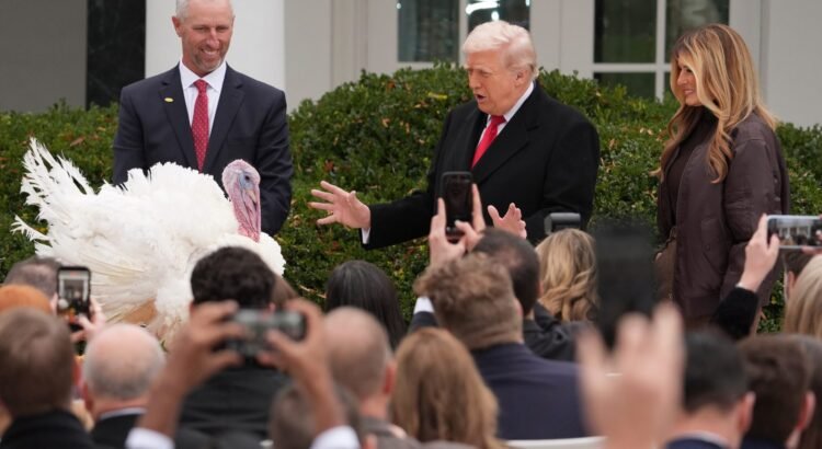 Trump perdona a los pavos, pero no a sus oponentes políticos en la ceremonia anual de indultos