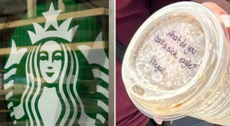 Madre hispana pide un ‘latte’ de horchata en Starbucks donde un barista le escribió “ilegal”, en Texas